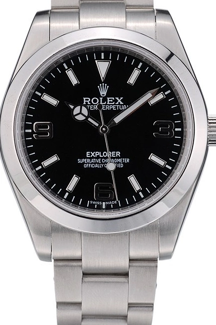 Good Copy Rolex Watches Rolex Stainless Explorer Black Bezel 41984 Steel Dial 0819